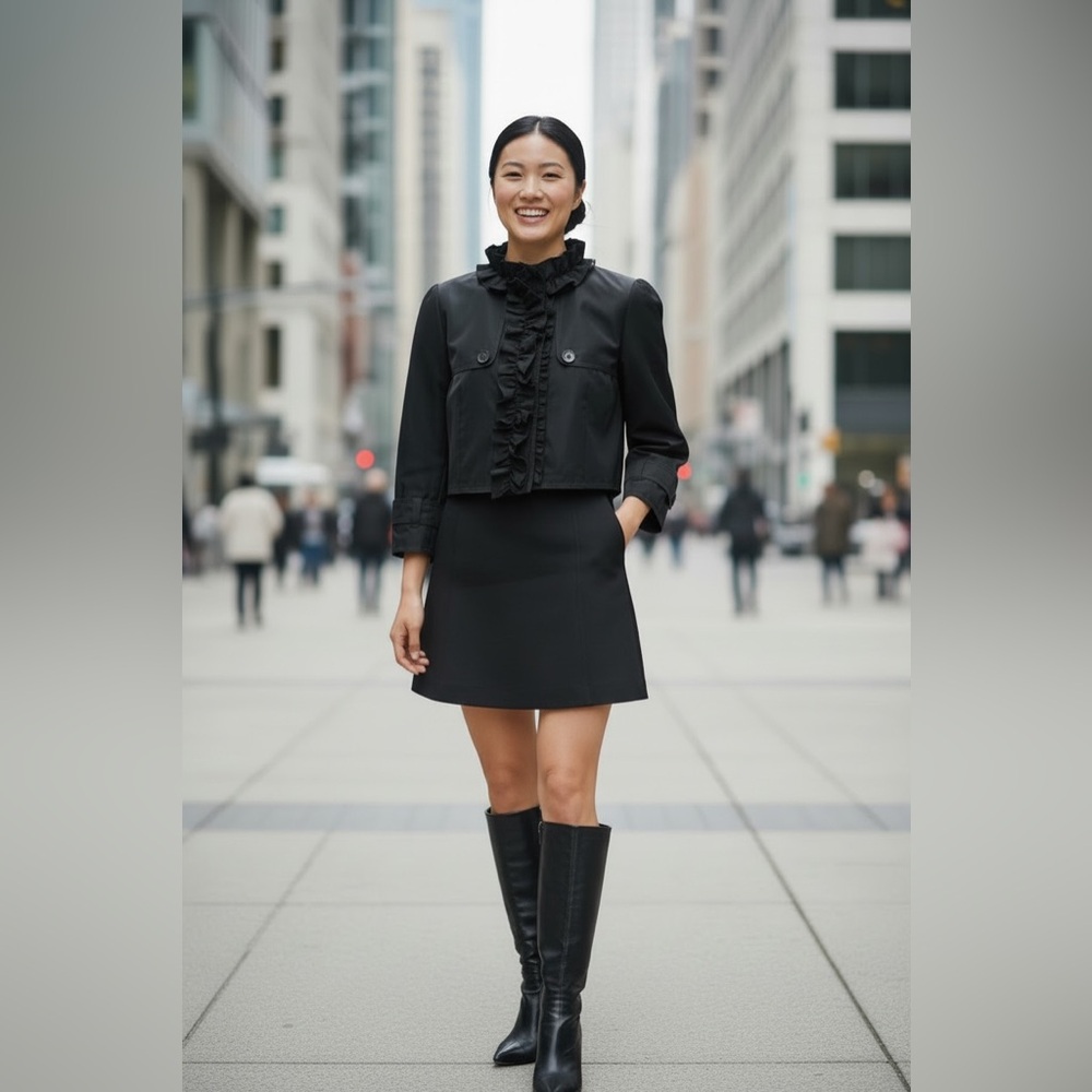 Dolce & Gabbana Elegant Black Jacket.